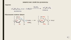 10 класс Химические свойства и применение целлюлозы