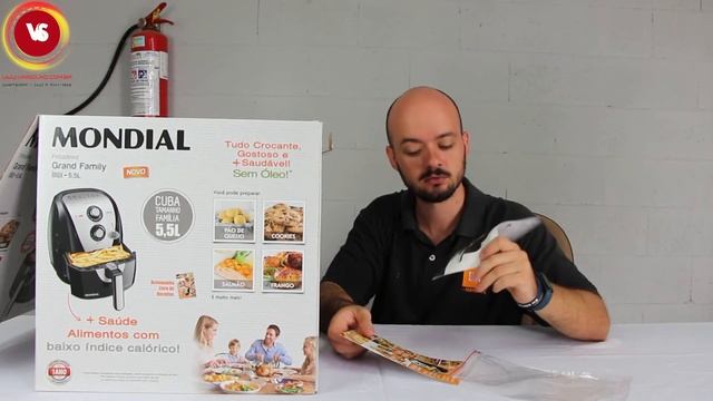 Fritadeira Air Fryer Mondial AF55I Sem Óleo Inox 5,5L - Chacrinha Review смотреть онлайн