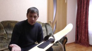 Охотничьи лыжи. Переделал ремень крепление.