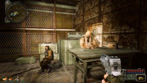 S.T.A.L.K.E.R. Call of Pripyat. 10. Репутация, поговорить с Корягой