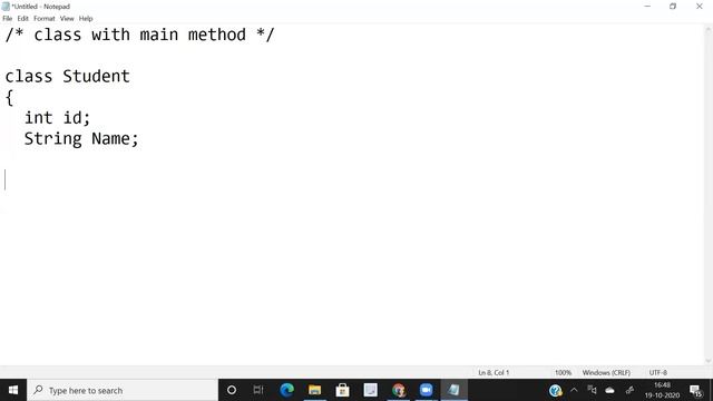 how we can create different types of constructors and objects  in java