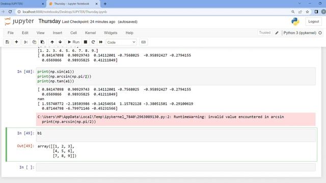 NumPy Programs
