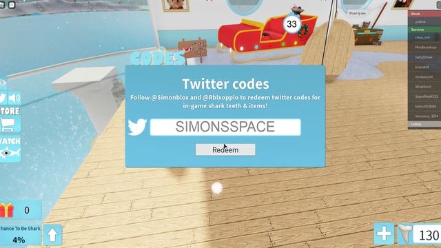 Roblox Shark bite codes 2021 смотреть онлайн