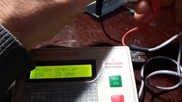 Обзор ESR метр DCR метр ESR-2501C