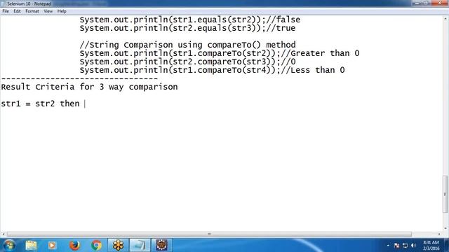 Selenium Tutorial 10: Strings and Arrays in Java смотреть онлайн