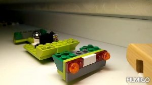 сборка ВАЗ 2107 из Lego