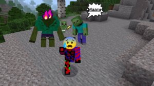 Я скачал мод на зомби и теперь они преследуют меня😨😱‼️/Клешня Minecraft👍
