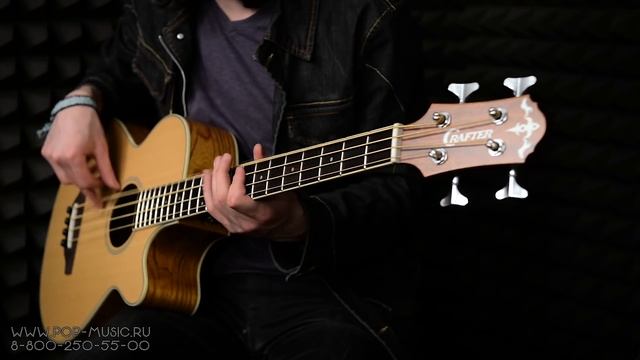 CRAFTER BA-400 EQ - акустическая бас-гитара смотреть онлайн