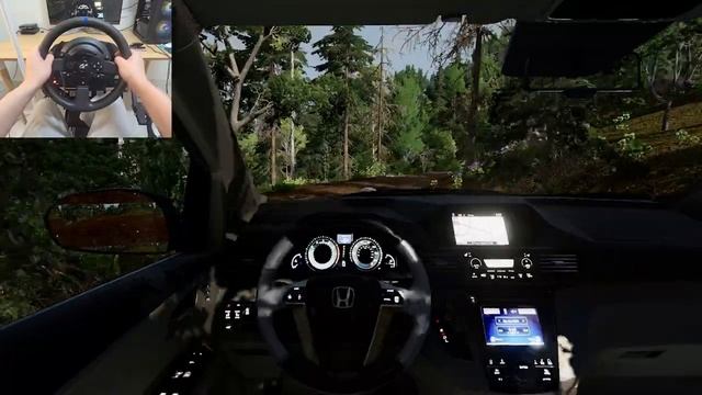 BeamNG Drive - 2014 Honda Odyssey  Off-Road Steering Wheel gameplay