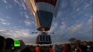 Федор Конюхов отправился в кругосветное путешествие на воздушном шаре