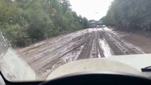 Федеральная трасса A-215, участок Вытегра -- Вознесенье.