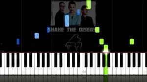 Depeche Mode - Shake The Disease (Piano Tutorial Synthesia) #DepecheMode