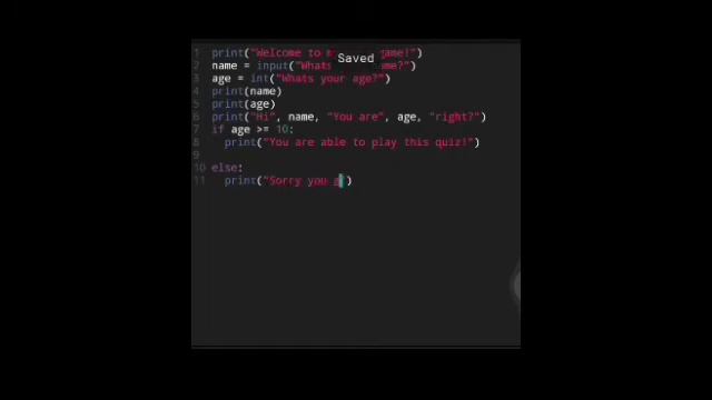 Python Project #1 || Quiz App Part 1 || 50 subs Special ❤️