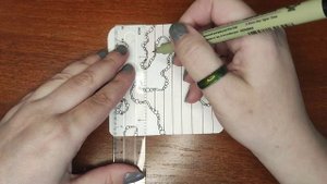 Зентангл Тангл Pearly