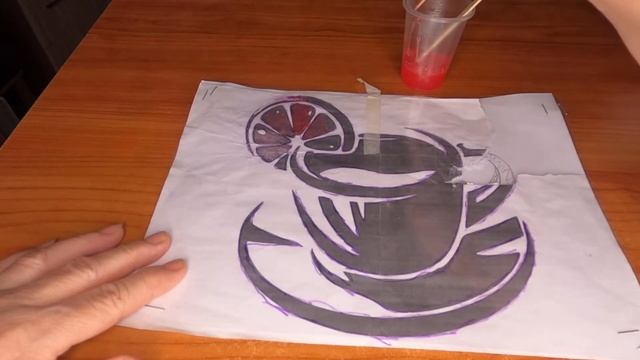 Красная чашка из эпоксидной смолы смотреть онлайн