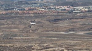 Landing at Tenerife Sur Airport