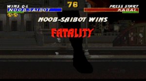 Mortal Kombat 3 [Genesis] - play as Noob Saibot