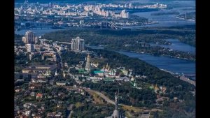 Киев фото. Украина Киев с высоты птичьего полета