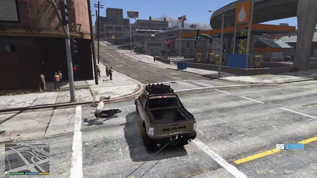 GTA 5 Dodge RAM я развлекаюсь как могу в гта 5,