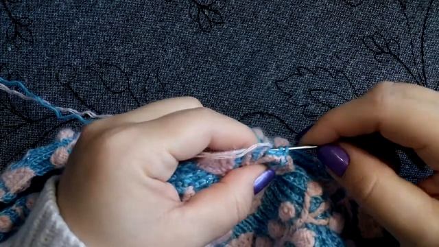 Видео урок. 3d берет рельефными столбиками. Часть 7. #свяжисама #урокивязания #crochetpattern #мк