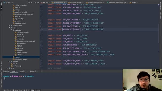 Vuex Tutorial - Part 2 - Vuex state, getters, mutations, mutation types and actions