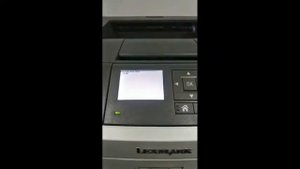 Lexmark reset - out of service 32 xx error fixed