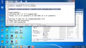 Tutorial Install CakePHP 4.0.8
