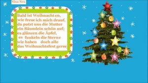 *** СКОРО РОЖДЕСТВО*** Стишок на немецком языке с переводом