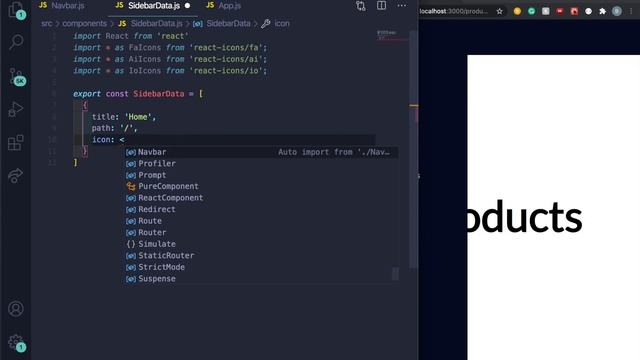 React Sidebar Navigation Menu Tutorial - Beginner React JS Project Using Hooks & Router смотреть онлайн
