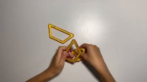 Пистолет из магнитного конструктора