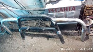 Кенгурятник своими руками на УАЗ, съемный. offroad - 4х4. rybolov. Тюнинг 469