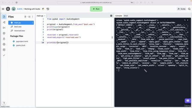 Working with Audio (Reversing, Volume Changing, Lopping, Slicing, and Silencing) | Python Automatio