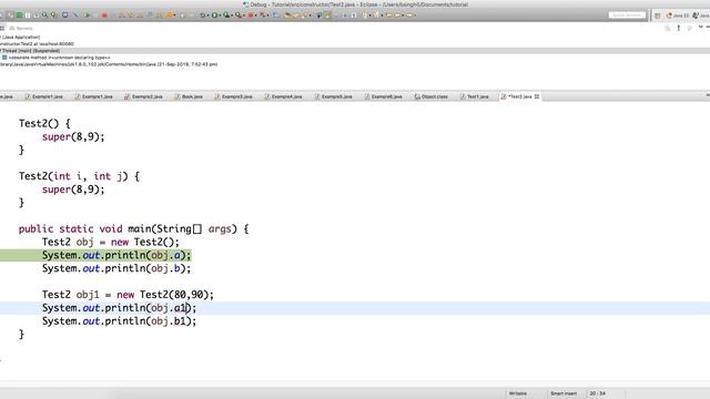 Constructor in Java Video-23 смотреть онлайн