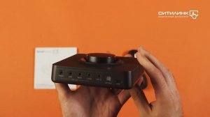 Обзор звуковой карты USB CREATIVE Sound BlasterX X-3 | Ситилинк