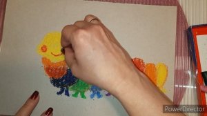 Урок рисования для детей. 
Рисуем гусеницу пастелью..