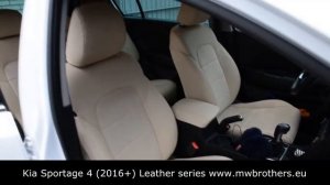 Kia Sportage 4 (2016,2017,2018,2019,2020+) seat covers MW Brothers Leather series interior