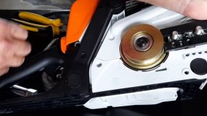 Как установить насадку Болгарка на бензопилу STIHL MS 180