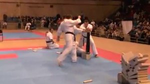 Виктор Белов Тамешивари Киокушинкай Карате