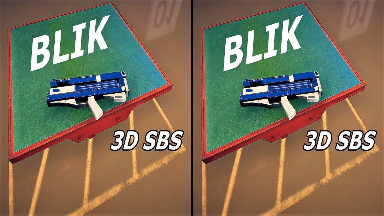 BLIK 3D video SBS VR box google cardboard смотреть онлайн