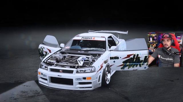 TUNANDO O Nissan Skyline GTR R34 do Trailer de NFS Heat no Need For Speed UNBOUND!! смотреть онлайн