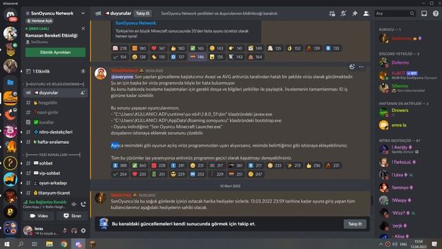 SONOYUNCU GİRİŞ YAPILMIYOR HATA ÇÖZÜMÜ! (100% ÇÖZÜM) - Minecraft SonOyuncu смотреть онлайн