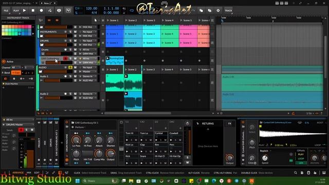 Bitwig Studio 5.1. Приемы работы с аудио. Фишки Bitwig, сведение аудио.