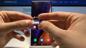 Как вставить сим-карту в Samsung Galaxy Note 20 — Первая настройка