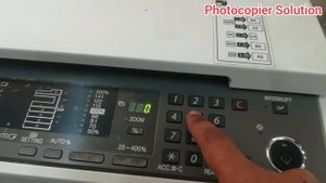 How to reset service man in shrap AR 5520 AR 5316 AR 5618