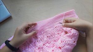 AlinaVjazet. Ананасное платье по новому. Часть 1. Как связать топ? Юбка. Ряды 1-3.