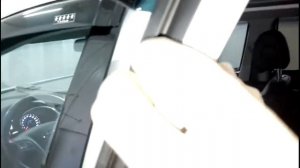 Установленные шторки  на Hyundai Santa Fe 3 Grand LWB 7 ми местная