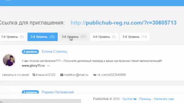 81 реферал за 7 дней и 1500 подписчиков ВК