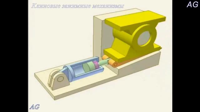 Clamping mechanisms - Зажимные механизмы - Как работают зажимные устройства - анимации