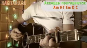 HammAli & Navai - Птичка. На простых аккордах. на гитаре
