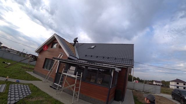 Устранение протечки крыши (Яндовы). Elimination of roof leakage (Yandovy).